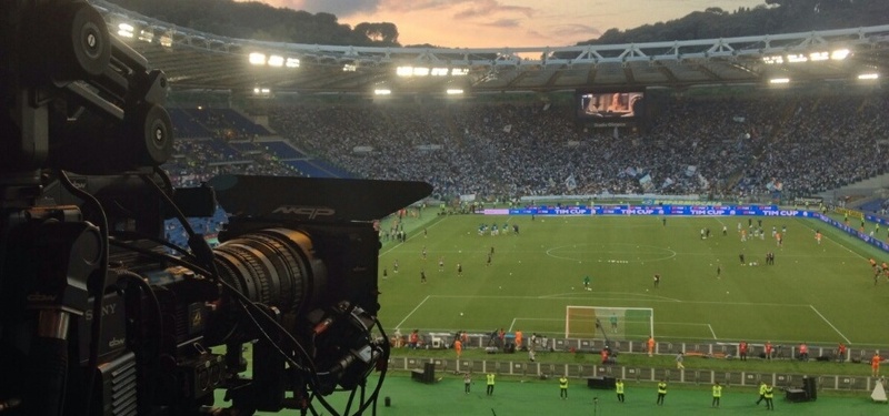 Sony and DBW in 4K for the final of Coppa Italia.