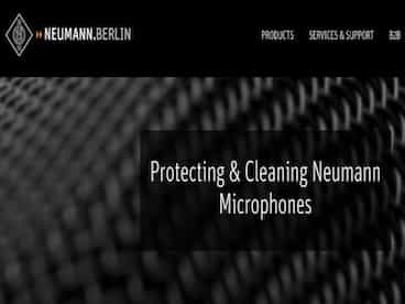 Protezione e pulizia dei microfoni Neumann anti covid-19 