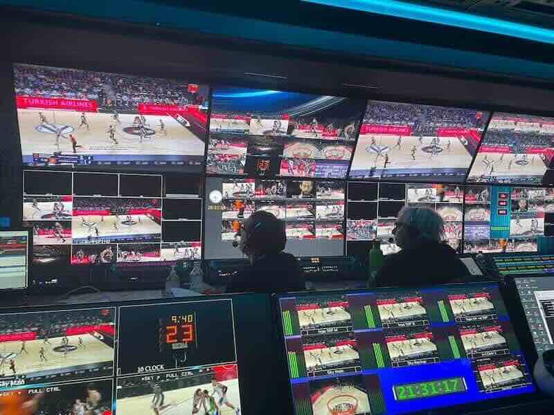 Behind the Scenes of Basketball Television Productions: EuroLeague and Eurocup, the regular season