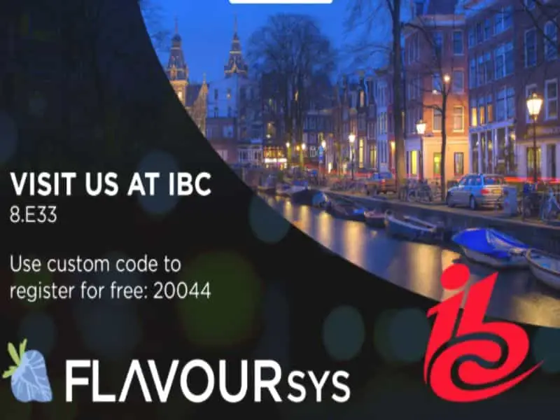Flavoursys Strawberry ad IBC 2108 (MAM)
