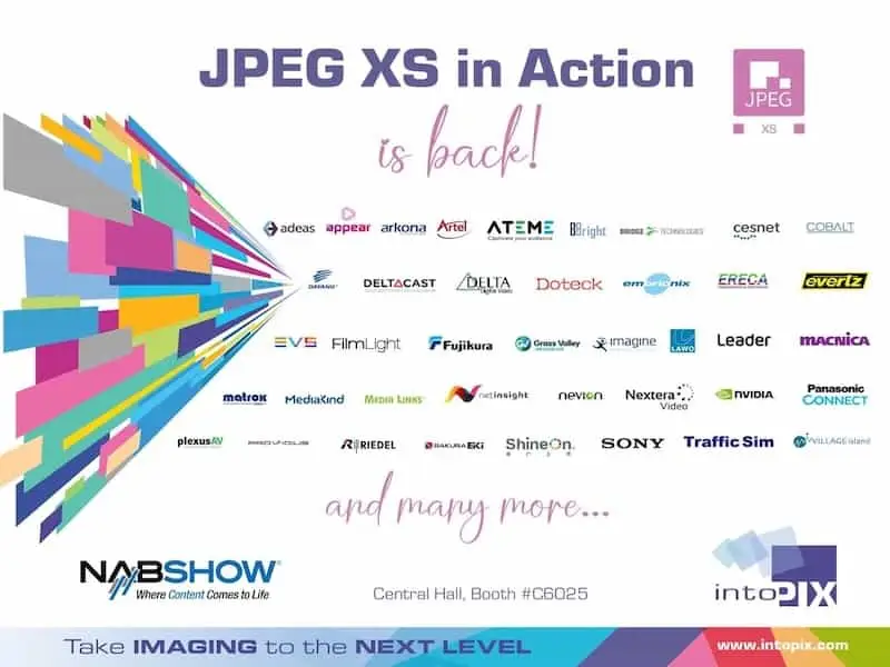 NAB 2024 JPEG XS in action