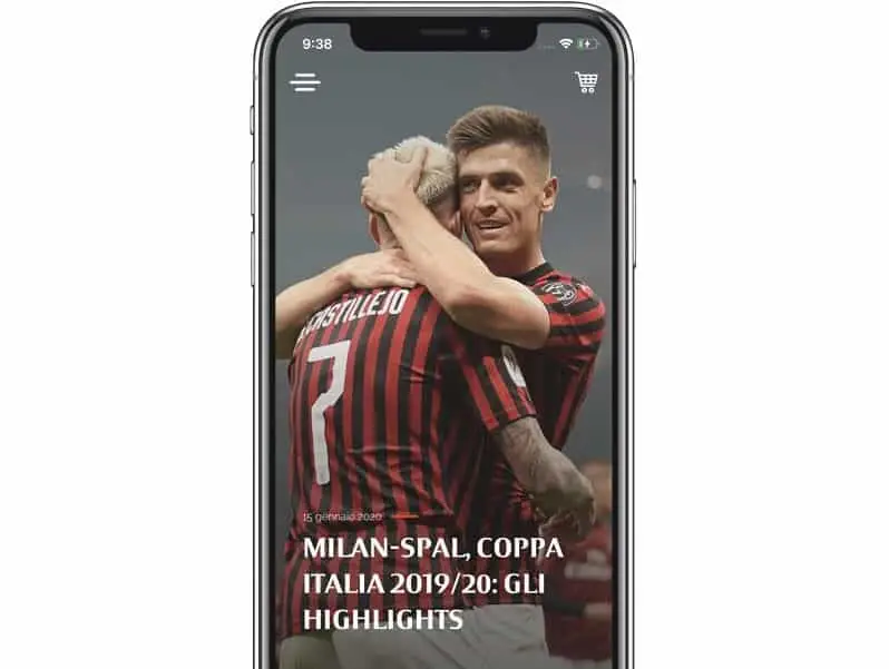 La nuova app del Milan: il cuore in mobilit&agrave; cresce.
